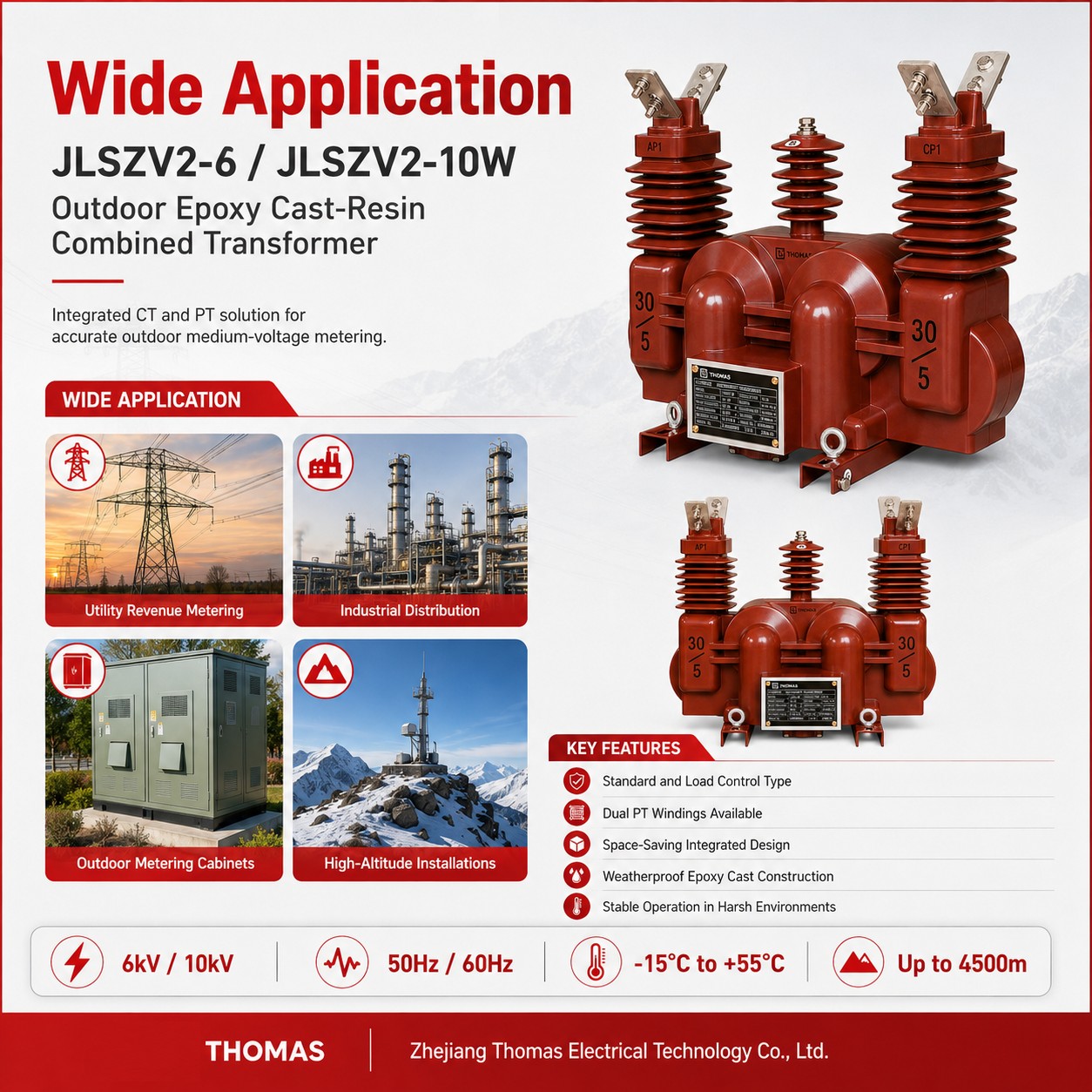JLSZV2-6/10W Produk Vertoning - Wye Toepassing