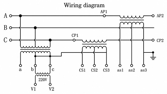 JLSZV8-10W/340 Bedradingsdiagram