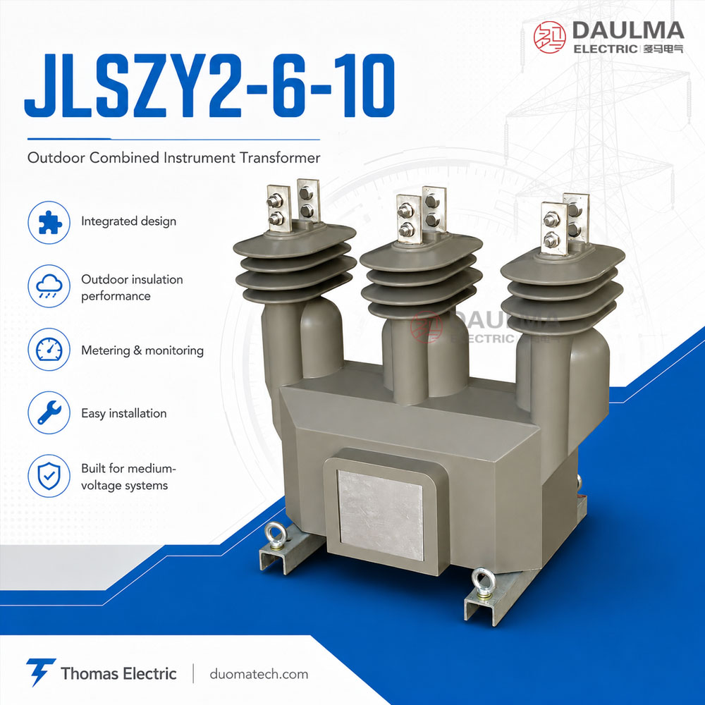 JLSZY2-6/10 Outdoor Epoxy Cast-Resin Combined Instrument Transformer Thomas Electric JLSZY2-6/10 Outdoor Epoxy Cast-Resin Combined Instrument Transformer Product Display