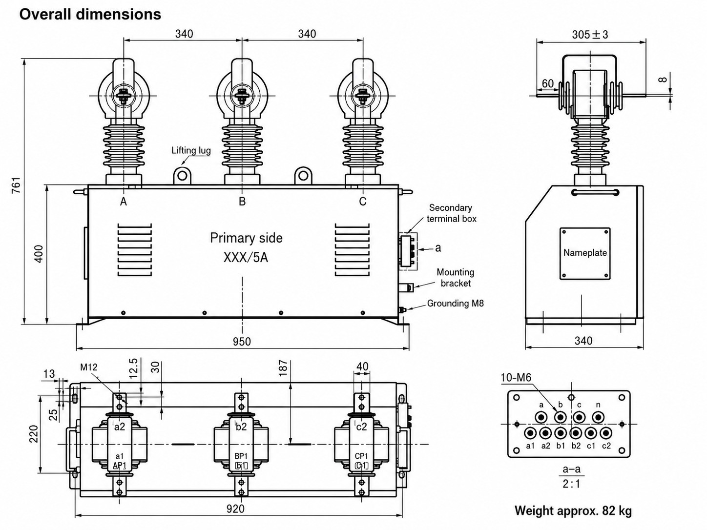 JLSZY8-10W/340 Installasiediagram