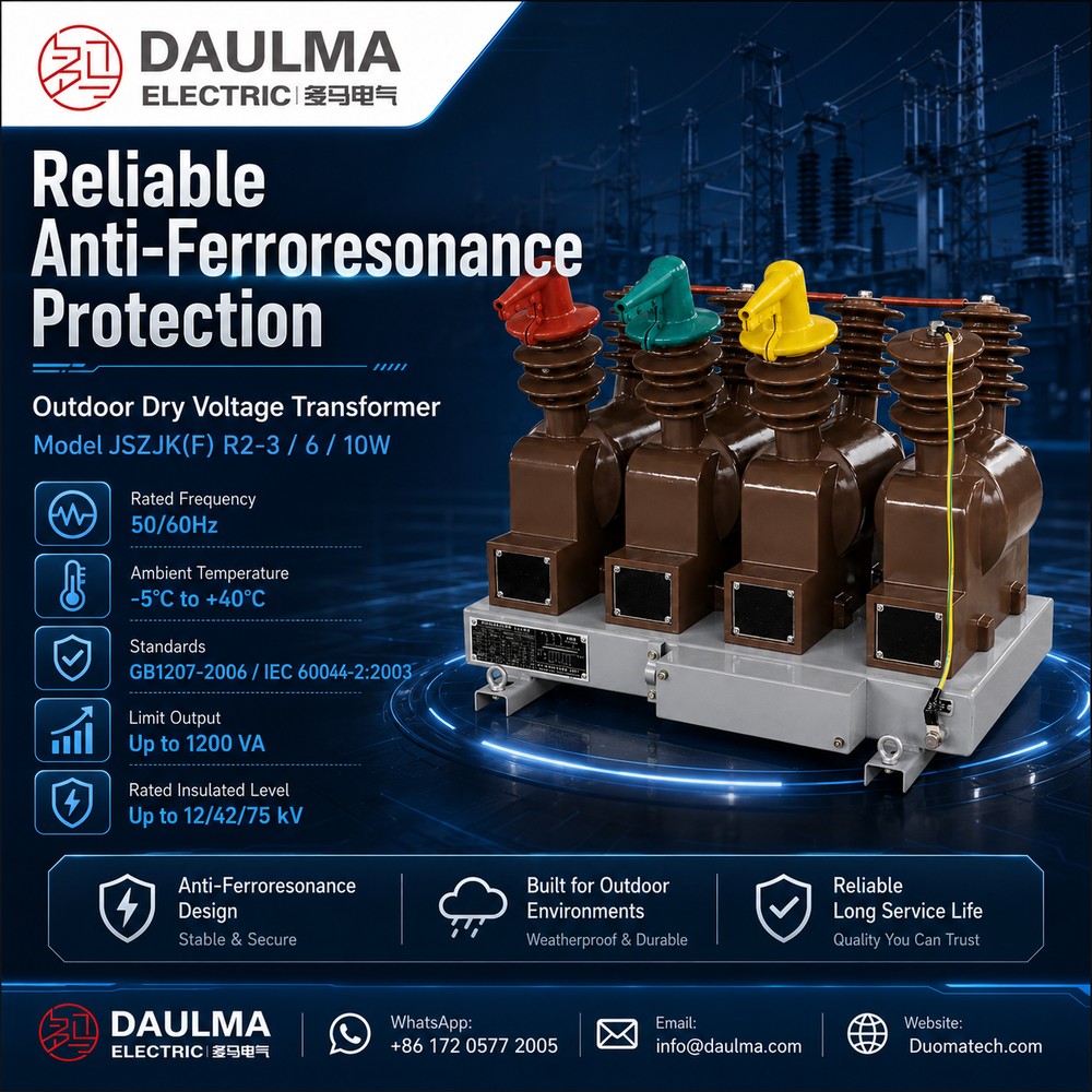 JSZJK(F)R2-3/6/10W Anti-Ferroresonance Voltage Transformer Thomas Electric JSZJK(F)R2 Product Display - Anti-Ferroresonance Protection