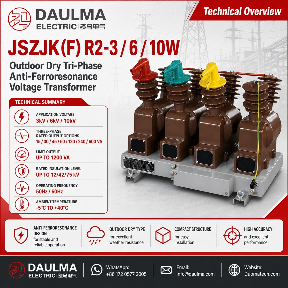 JSZJK(F)R2-3/6/10W Anti-Ferroresonance Voltage Transformer Thomas Electric JSZJK(F)R2 Product Display - Technical Overview