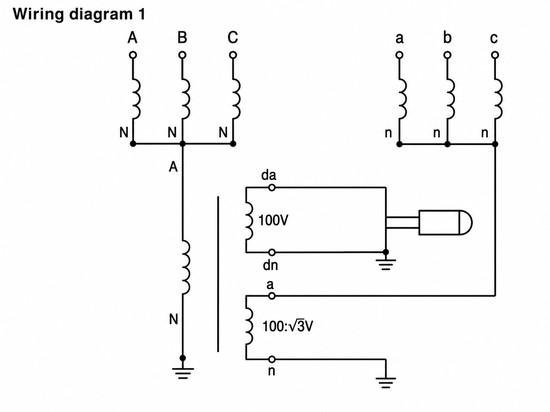 JSZJK(F)R2-3/6/10W Anti-Ferroresonance Voltage Transformer Thomas Electric JSZJK(F)R2 Wiring Diagram 1