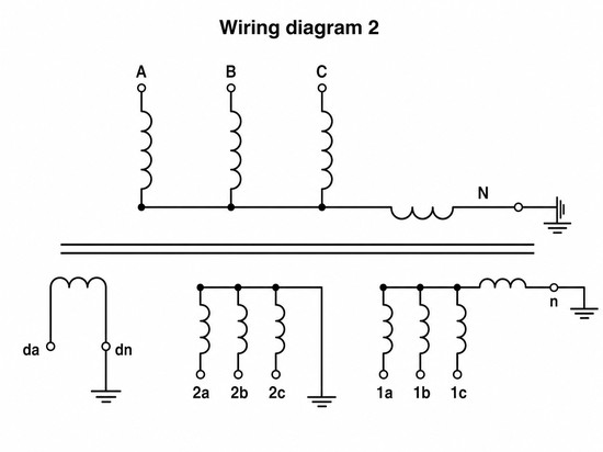JSZJK(F)R2-3/6/10W Anti-Ferroresonance Voltage Transformer Thomas Electric JSZJK(F)R2 Wiring Diagram 2