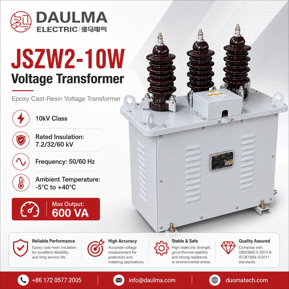 JSZW2-10W Produk Vertoning - Epoksiehars Spanningstransformator
