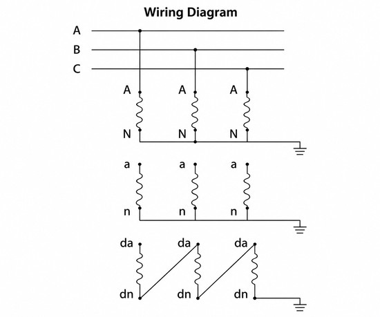 JSZW2-10W Bedrading Diagram