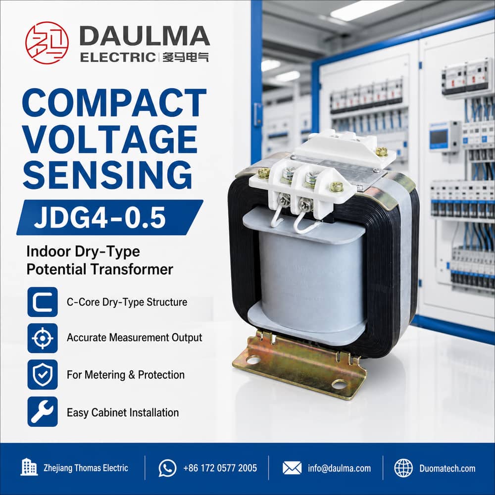 JDG4-0.5 Indoor Dry-Type Low Voltage Potential Transformer 1 JDG4-0.5 indoor dry-type low-voltage Potential transformer industrial product poster 1