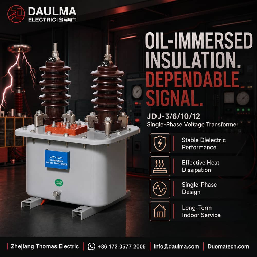 JDJ-3/6/10/12 Single-Phase Oil-Immersed Voltage Transformers (3–12kV) industrial product poster 03