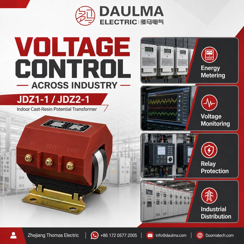 JDZ1-1, JDZ2-1 indoor cast-resin insulated potential transformer Thomas Electric JDZ1-1, JDZ2-1 indoor cast-resin insulated potential transformer industrial product poster 2