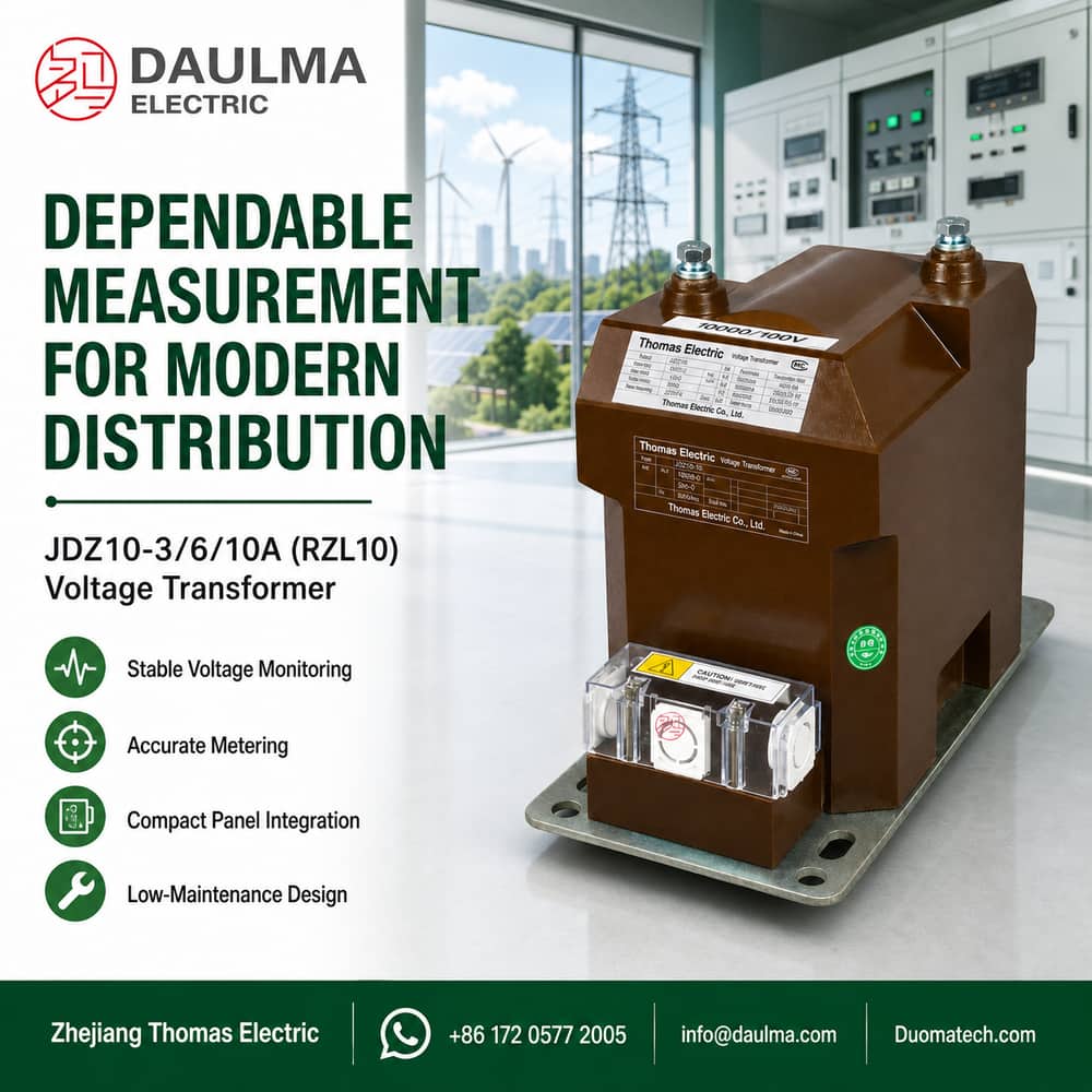 JDZ10-3,6,10A (RZL10) Indoor Epoxy Cast-Resin Voltage Transformer Thomas Electric JDZ10-3,6,10A (RZL10) Indoor Epoxy Cast-Resin Voltage Transformer industrial product poster 03