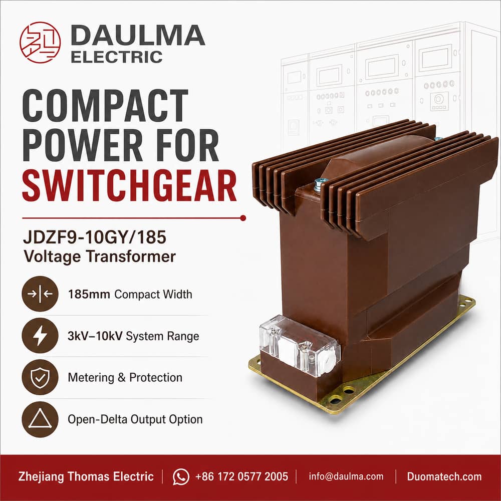 JDZF9-10GY/185 Indoor Epoxy Cast-Resin Voltage Transformer post 01