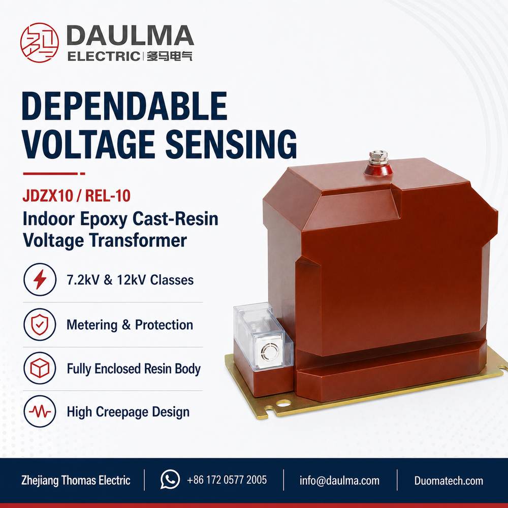 JDZX10, REL-10 Indoor Epoxy Cast-Resin Voltage Transformer industrial product poster 01