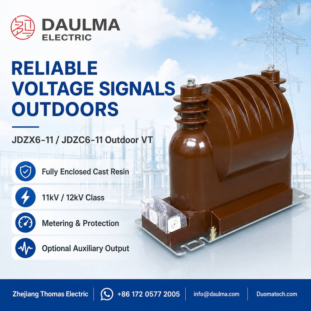 JDZX6-11, JDZC6-11 Outdoor Epoxy Cast-Resin Voltage Transformer Thomas Electric JDZX6-11, JDZC6-11 Outdoor Epoxy Cast-Resin Voltage Transformer post 01
