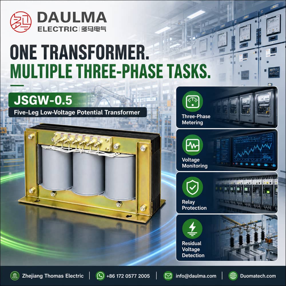 JSGW-0.5 Three-Phase Five-Leg Low Voltage Potential Transformer industrial product poster 2