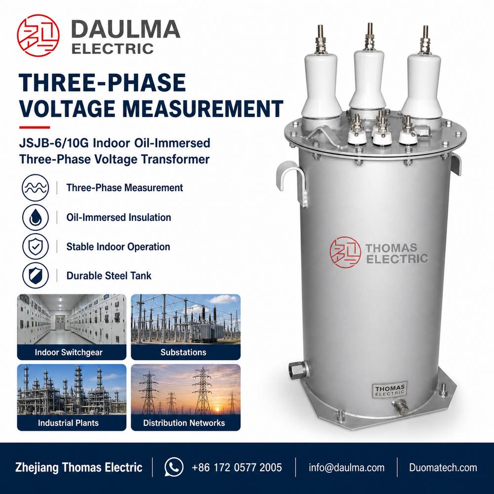 JSJB-6/10G Indoor Oil-Immersed Three-Phase Voltage Transformer industrial product poster 01