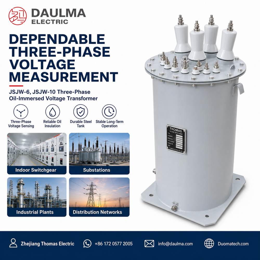 JSJW-6, JSJW-10 Three-Phase Oil-Immersed Voltage Transformer post 01