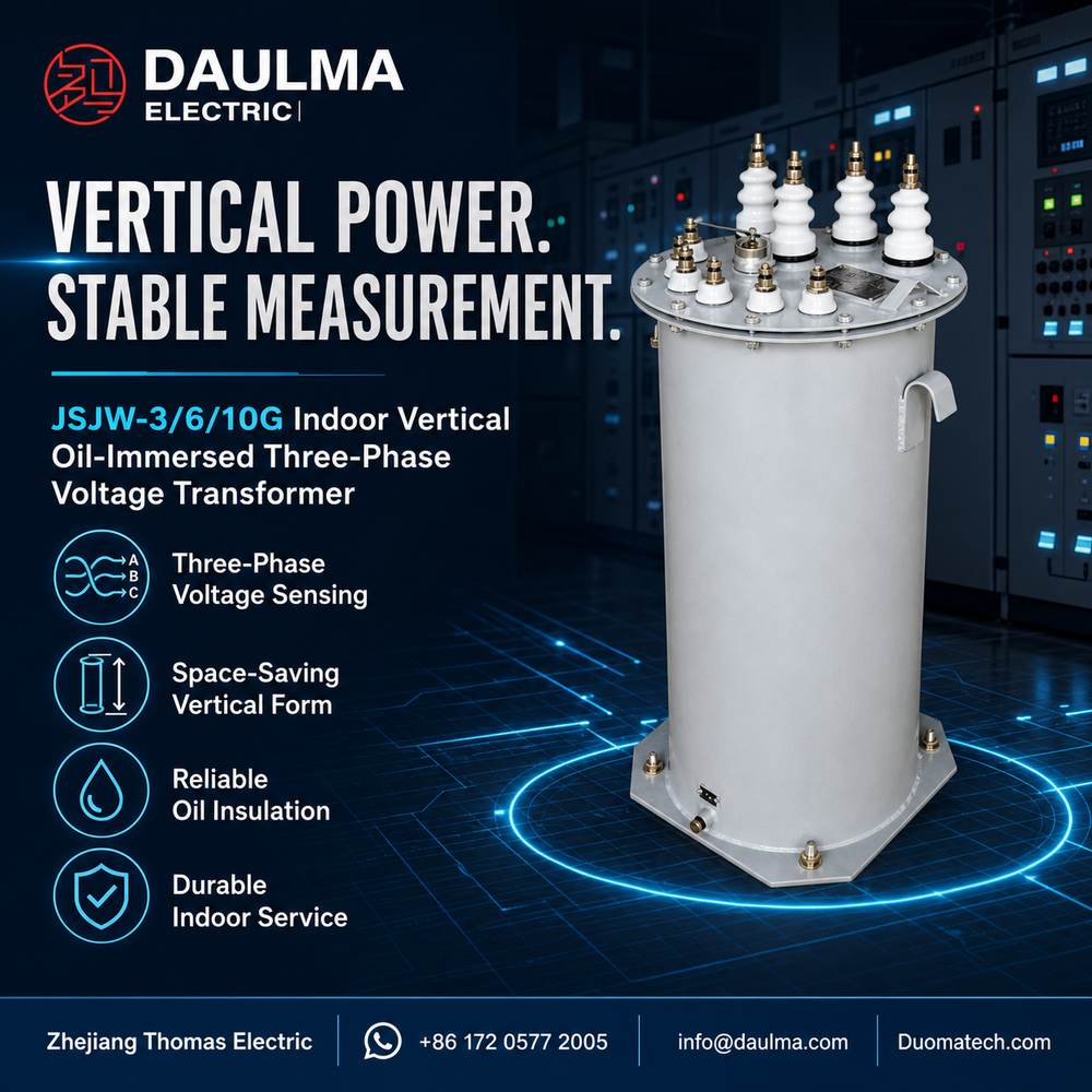 JSJW-3/6/10G Indoor Vertical Oil-Immersed Three-Phase Voltage Transformer Thomas Electric JSJW-3/6/10G Indoor Vertical Oil-Immersed Three-Phase Voltage Transformer post 02