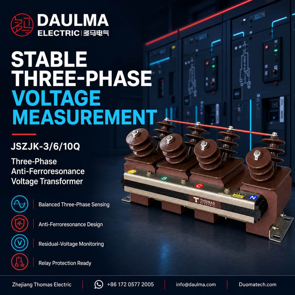 JSZJK-3/6/10Q Three-Phase Anti-Ferroresonance Voltage Transformer industrial product poster 02