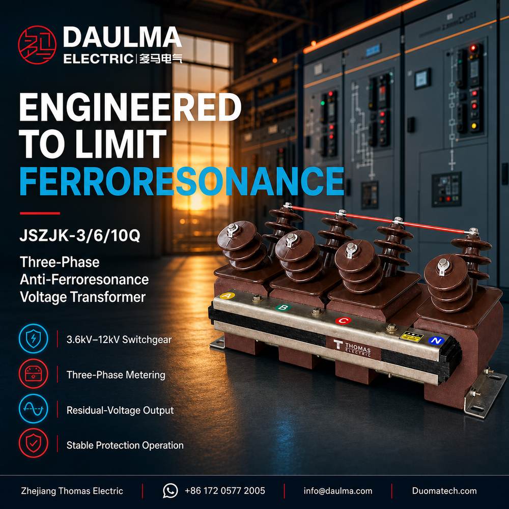 JSZJK-3/6/10Q Three-Phase Anti-Ferroresonance Voltage Transformer industrial product poster 03