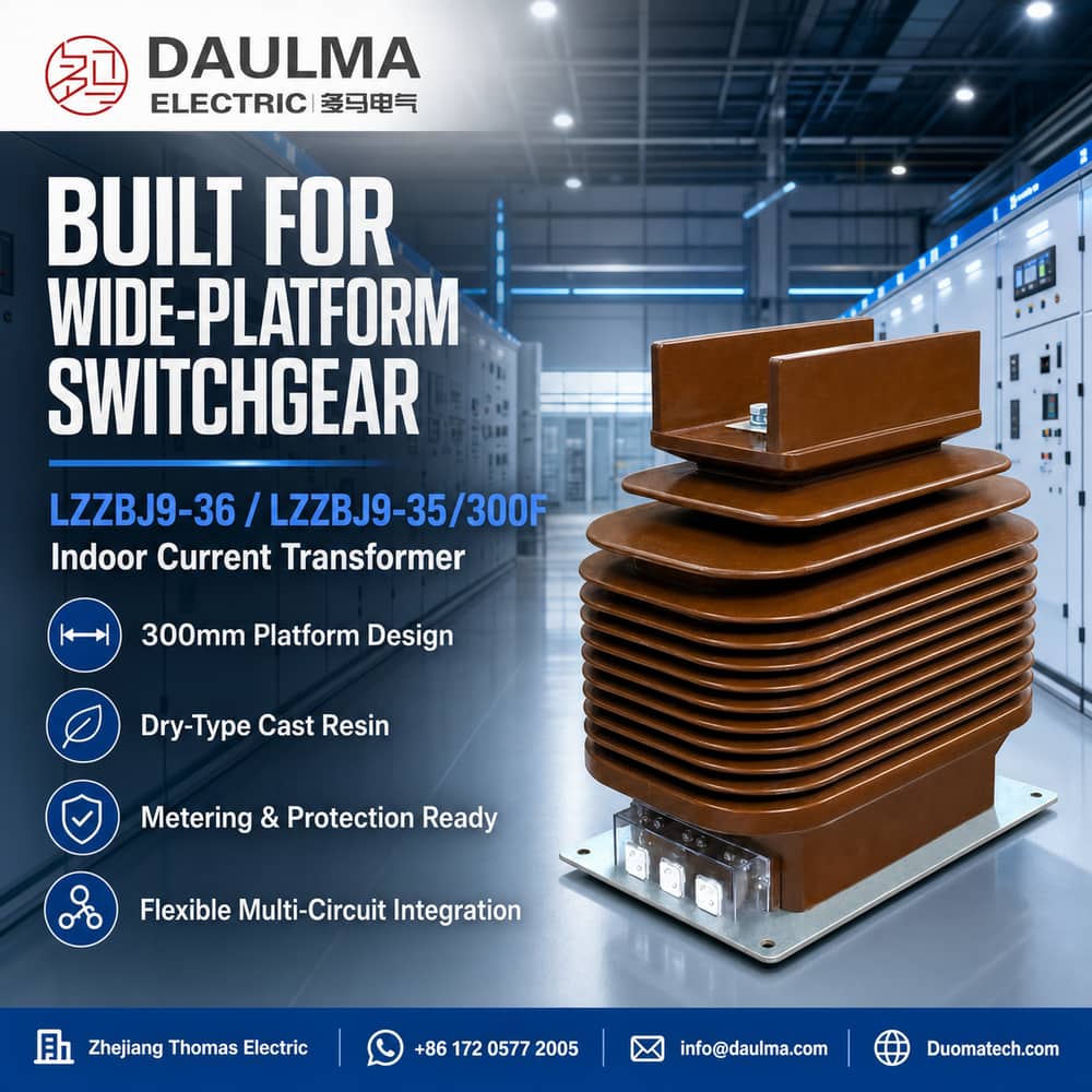 LZZBJ9-36, LZZBJ9-35/300F Indoor Current Transformer Thomas Electric LZZBJ9-36, LZZBJ9-35/300F Indoor Current Transformer industrial product poster