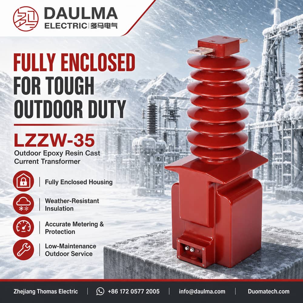 LZZW-35 Epoxy Resin Cast Current Transformer (Outdoor Fully enclosed) Thomas Electric LZZW-35 Epoxy Resin Cast Current Transformer (Outdoor Fully enclosed) industrial product poster