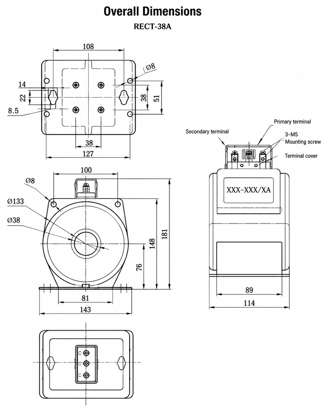 RECT 0.66 Indoor Cast Resin Current Transformer intallation diagram 2