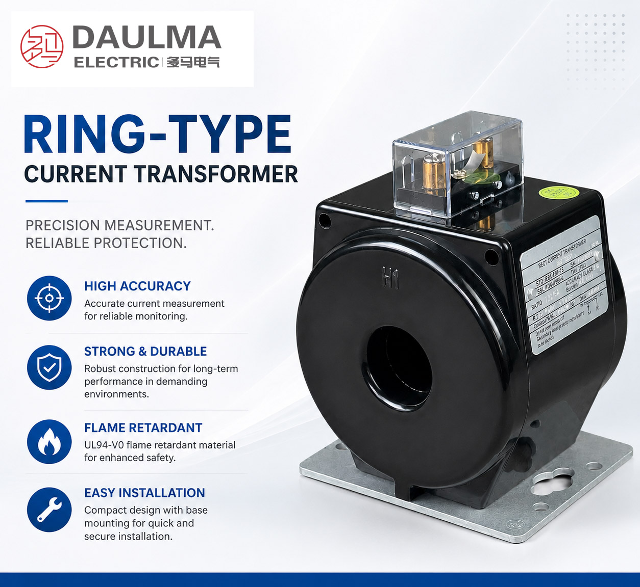 RECT 0.66 Indoor Cast Resin Current Transformer post 2