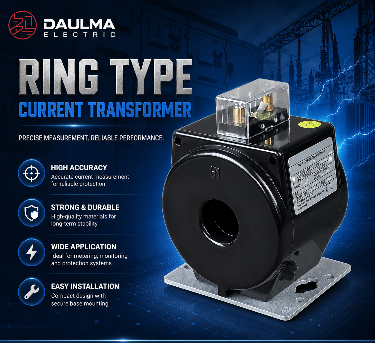 RECT 0.66 Indoor Cast Resin Current Transformer post 3