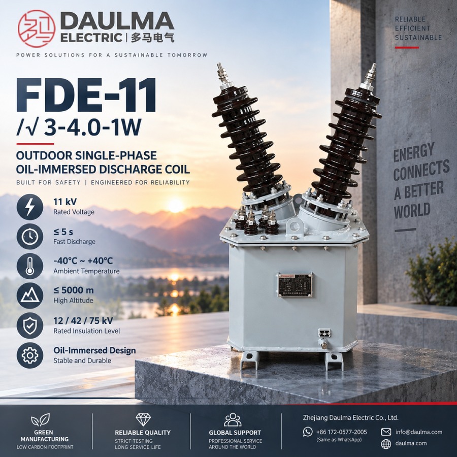 FDE High Altitude Outdoor Oil Immersed Discharge Coil poster 02