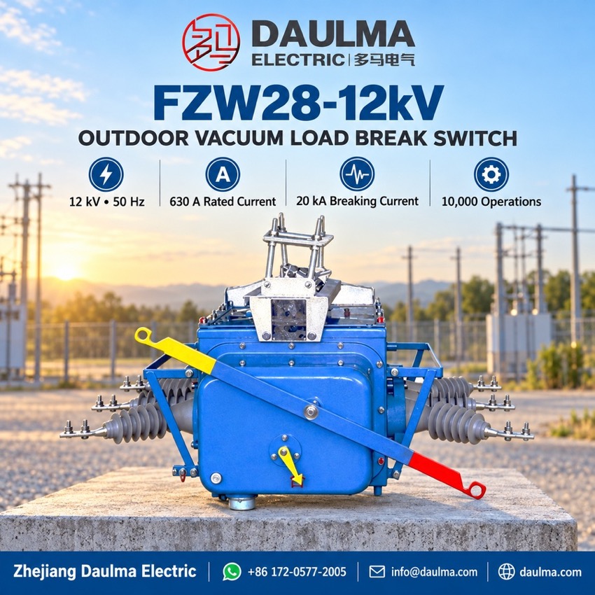 FZW28-12 Outdoor High Voltage Vacuum Load Break Switch - poster_display