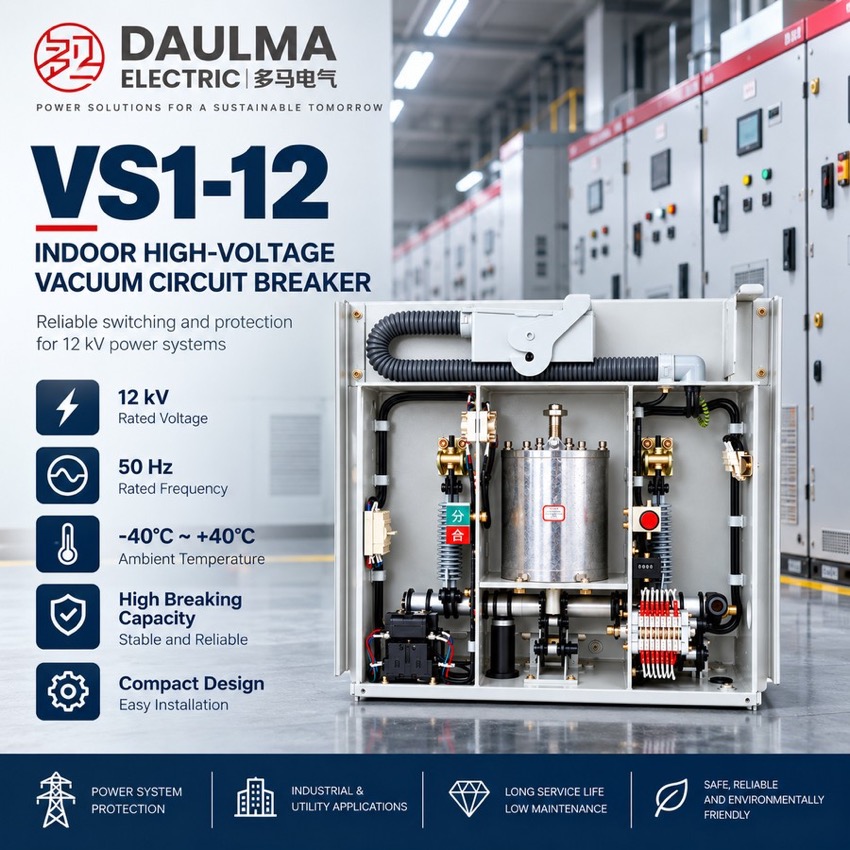 VS1-12 Permanent Magnet Indoor High Voltage Vacuum Circuit Breaker Thomas Electric VS1-12 Permanent Magnet Indoor High Voltage Vacuum Circuit Breaker - poster_display