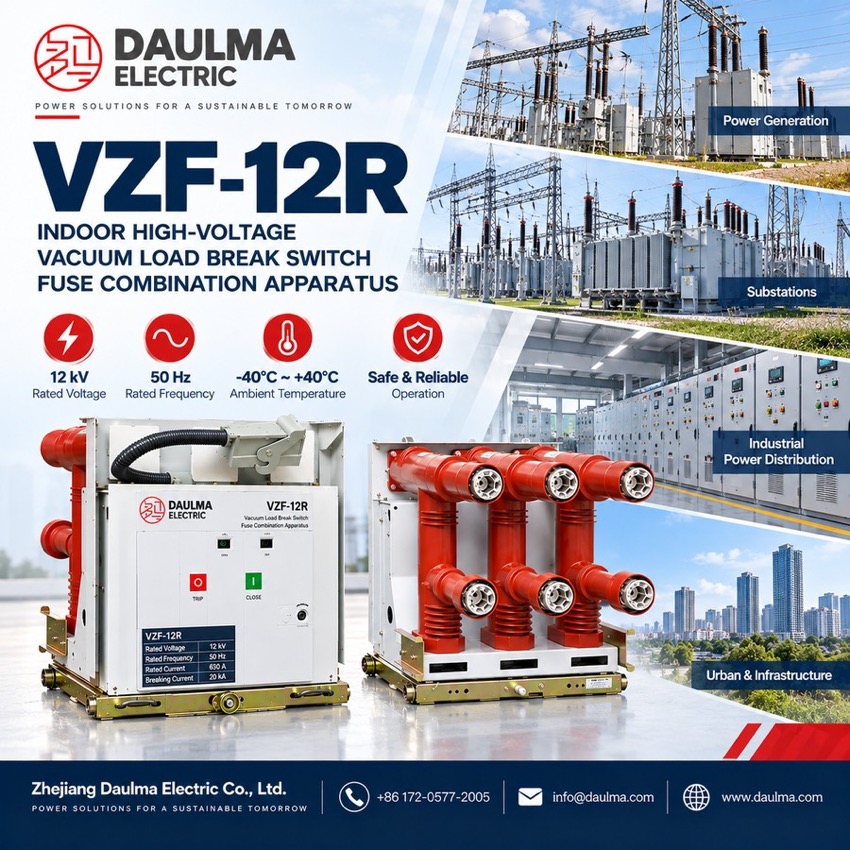 VZF-12R Indoor Vacuum Load Break Switch Fuse Combination Unit - poster_display