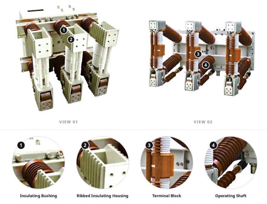 ZN12-12(ZN12-40.5G) Handkar Binnenshuise Hoëspannings Vakuum Stroomonderbreker Thomas Electric ZN12-12(ZN12-40.5G) Handcart Indoor High Voltage Vacuum Circuit Breaker - display