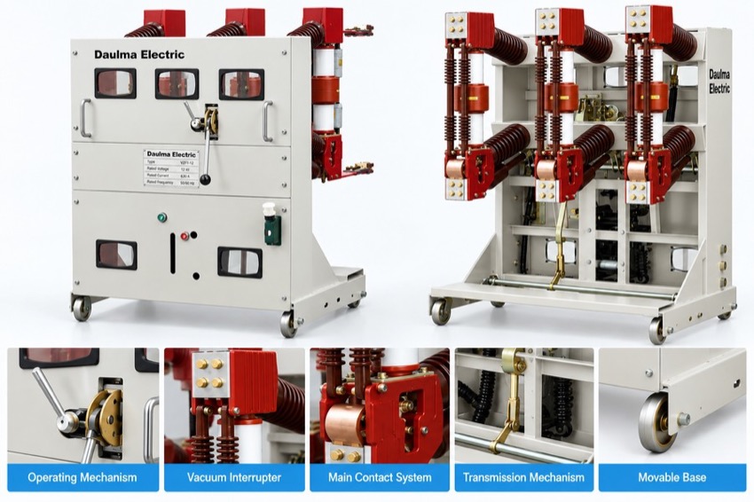ZN23-40.5 Handcart Indoor High Voltage Vacuum Circuit Breaker Thomas Electric ZN23-40.5 Handcart Indoor High Voltage Vacuum Circuit Breaker - display
