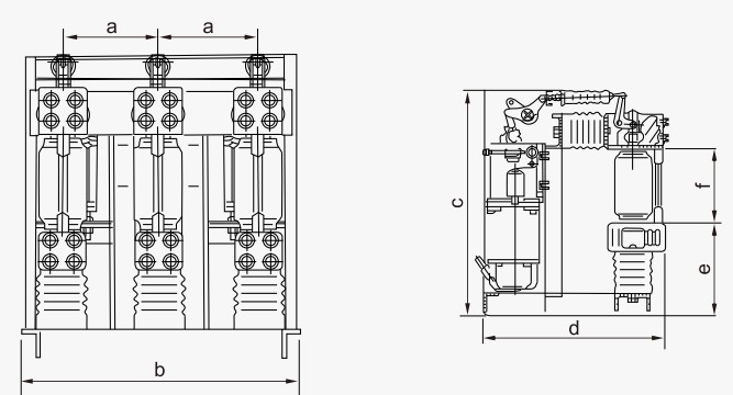 ZN28-12kV Indoor High Voltage Vacuum Circuit Breaker Thomas Electric ZN28-12kV Indoor High Voltage Vacuum Circuit Breaker - installation