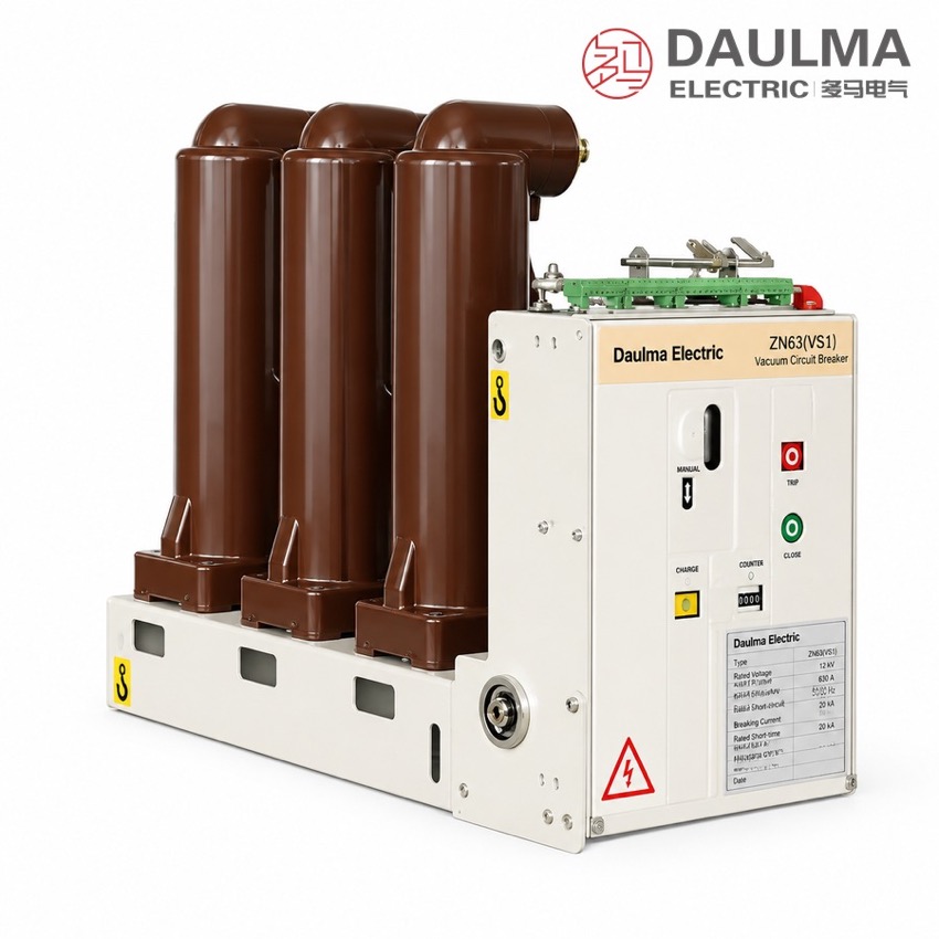 ZN63(VS1)-12 Side-Mounted Indoor High Voltage Vacuum Circuit Breaker - display