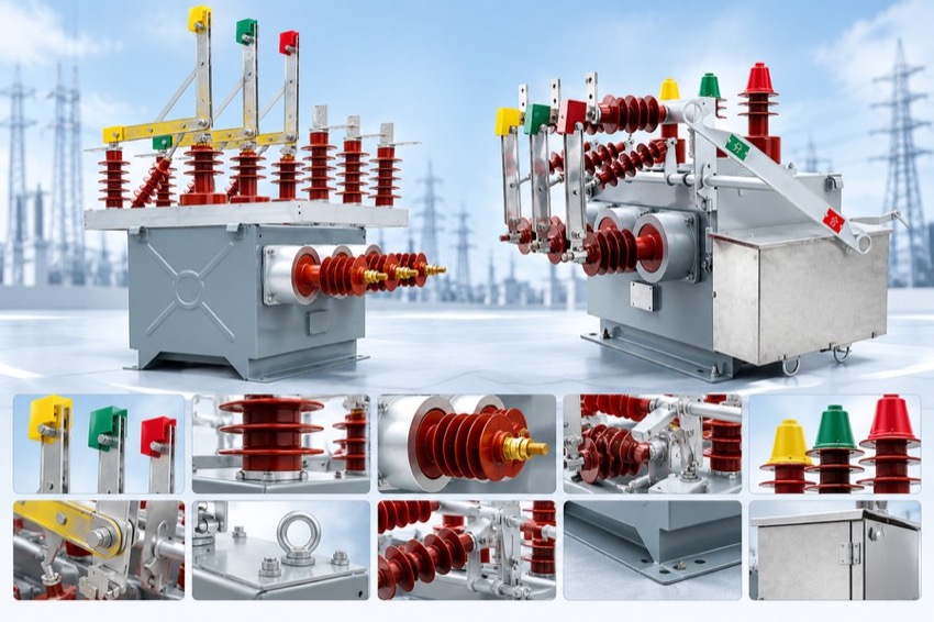 ZW10-12 Outdoor Vacuum Circuit Breaker Dual Power Automatic Transfer Switch Thomas Electric ZW10-12 Outdoor Vacuum Circuit Breaker Dual Power Automatic Transfer Switch - display