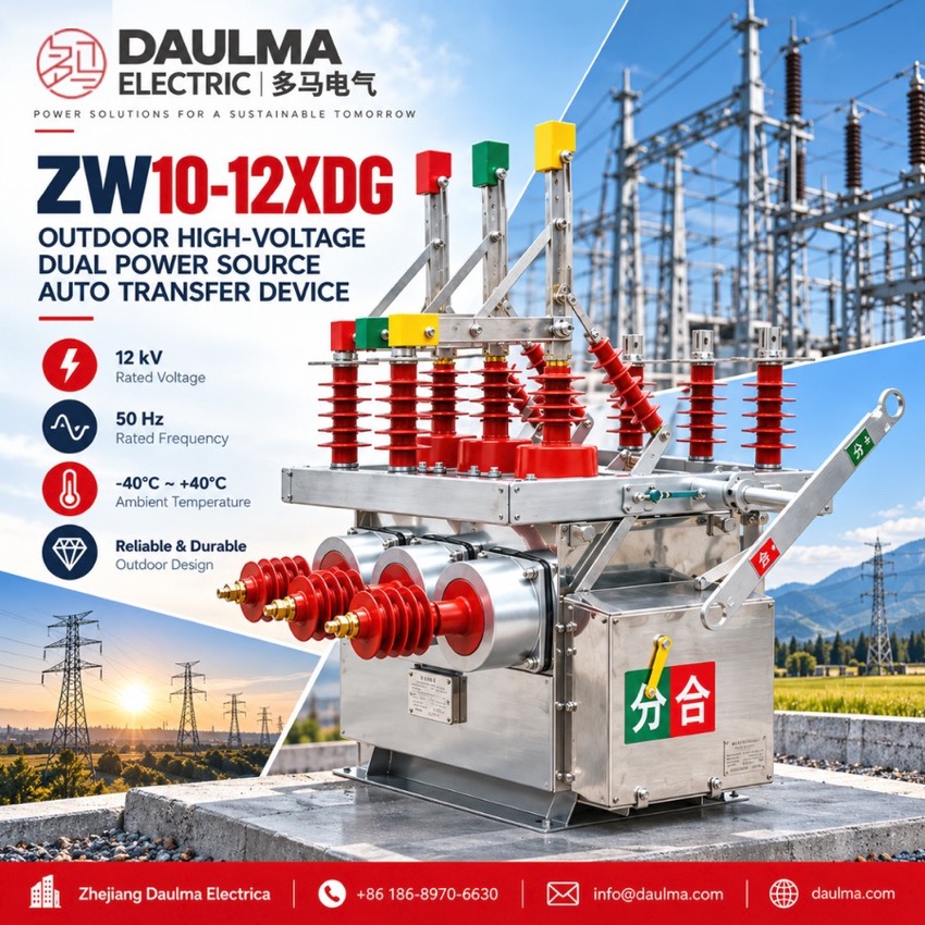 ZW10-12XDG 630-20 Outdoor Dual Power Auto Transfer Switching Device Vacuum Breaker Thomas Electric ZW10-12XDG 630-20 Outdoor Dual Power Auto Transfer Switching Device Vacuum Breaker - poster_display