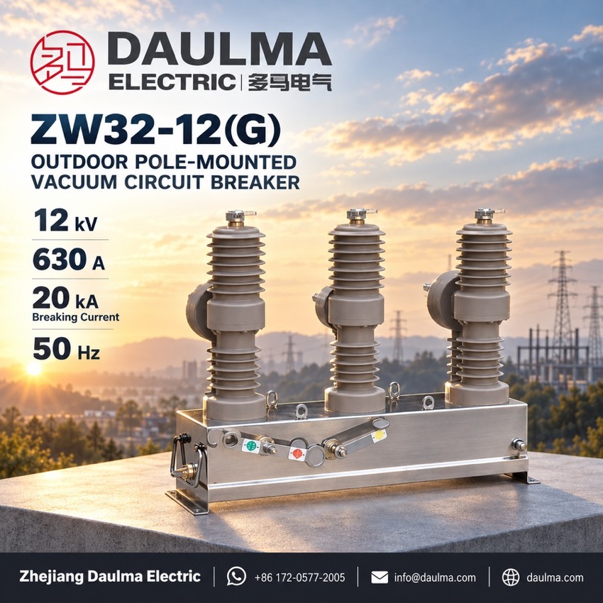ZW32-12 Outdoor Pole-Mounted High-Voltage Vacuum Circuit Breaker Thomas Electric ZW32-12 Outdoor Pole-Mounted High-Voltage Vacuum Circuit Breaker - poster_display