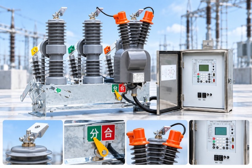ZW32-12MG Outdoor Permanent Magnet Vacuum Circuit Breaker Thomas Electric ZW32-12MG Outdoor Permanent Magnet Vacuum Circuit Breaker - display