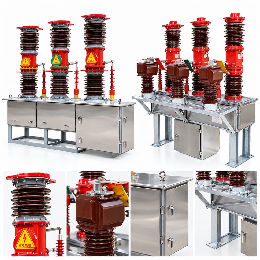 ZW7-40.5kV Outdoor High Voltage Vacuum Circuit Breaker - display