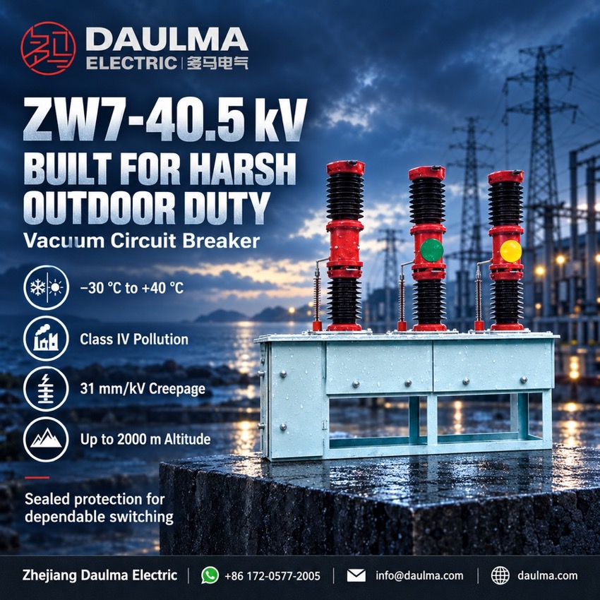 ZW7-40.5kV Outdoor High Voltage Vacuum Circuit Breaker - poster_display