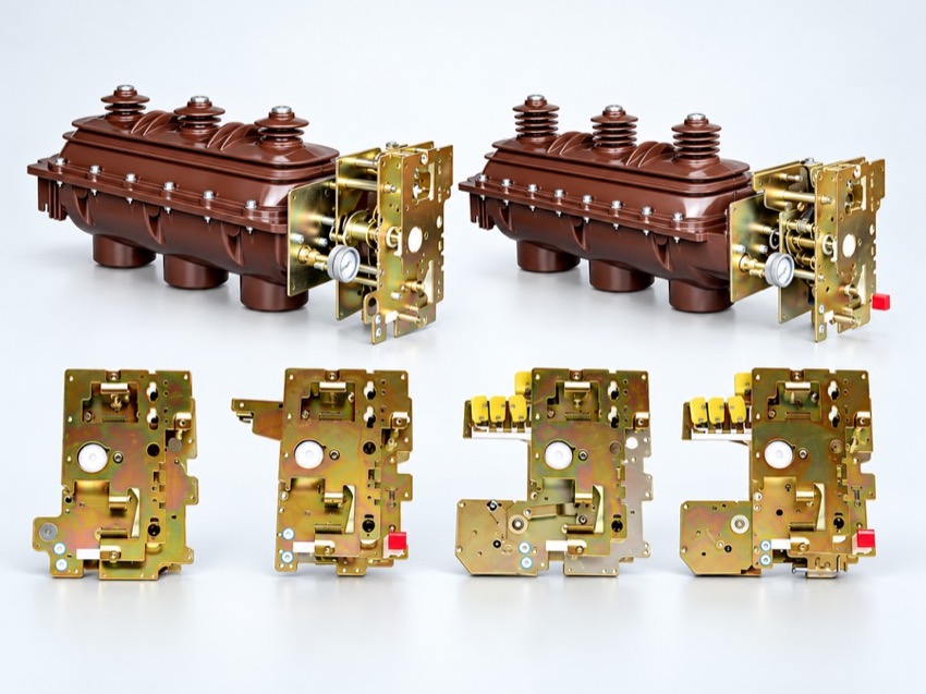 FLN36-12 Indoor High-Voltage SF6 Load Break Switch Thomas Electric FLN36-12 Indoor High-Voltage SF6 Load Break Switch - display