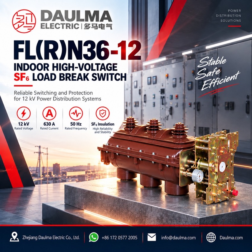 FLN36-12 Indoor High-Voltage SF6 Load Break Switch Thomas Electric FLN36-12 Indoor High-Voltage SF6 Load Break Switch - poster_display