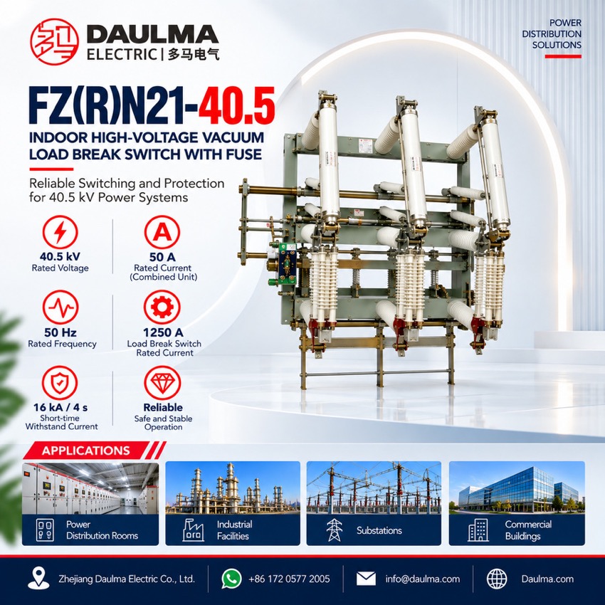 FZN21-40.5 sezionatore sotto carico in vuoto per interni ad alta tensione - poster_display