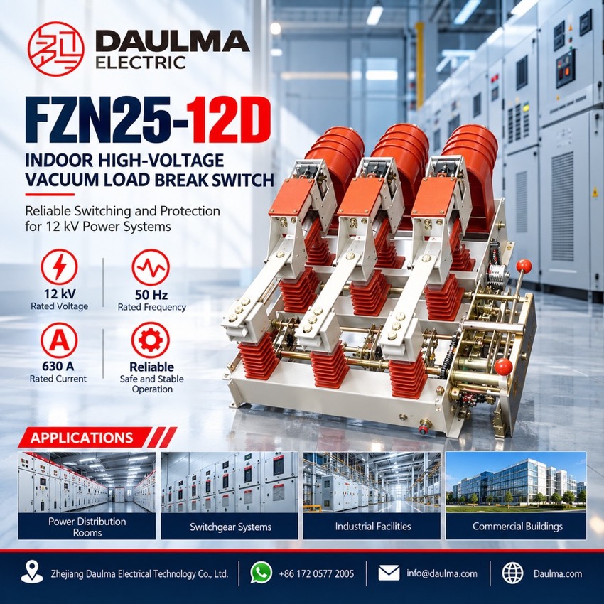 FZN25-12D Sezionatore sotto carico in vuoto per interni alta tensione Thomas Electric FZN25-12D sezionatore sotto carico in vuoto per interni alta tensione - poster_display