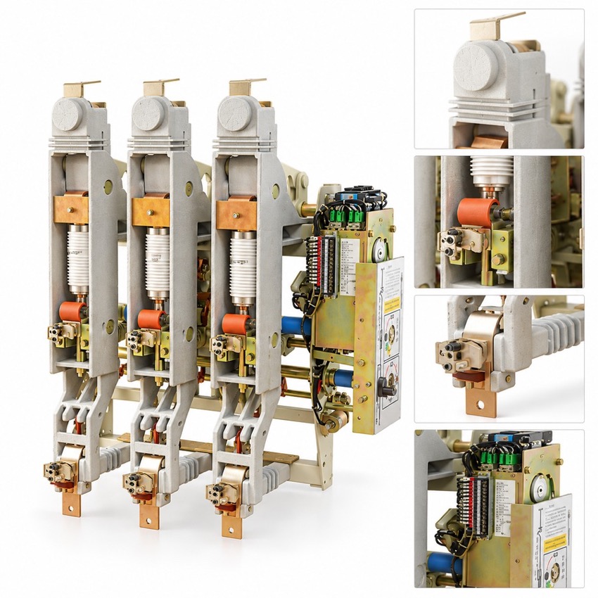 FZN25-12DG Indoor High-Voltage Vacuum Load Break Switch Thomas Electric FZN25-12DG Indoor High-Voltage Vacuum Load Break Switch - display
