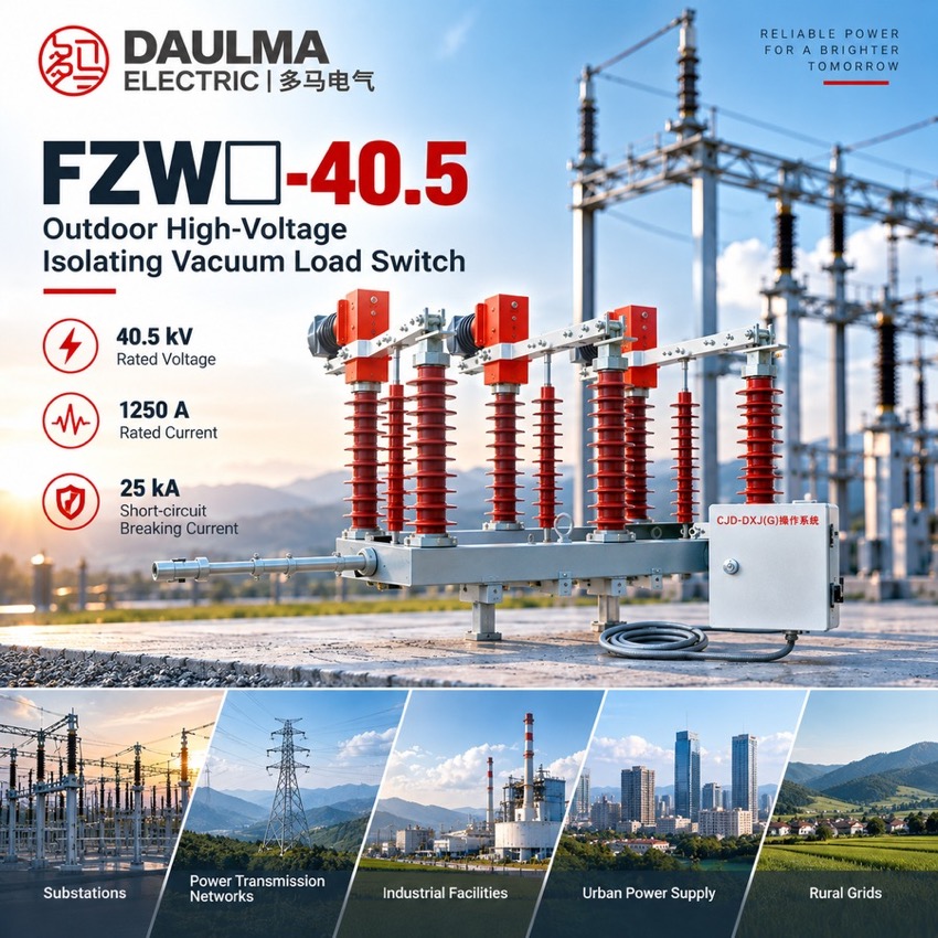 FZW-40.5 Outdoor High-Voltage Vacuum Load Break Switch - poster_display
