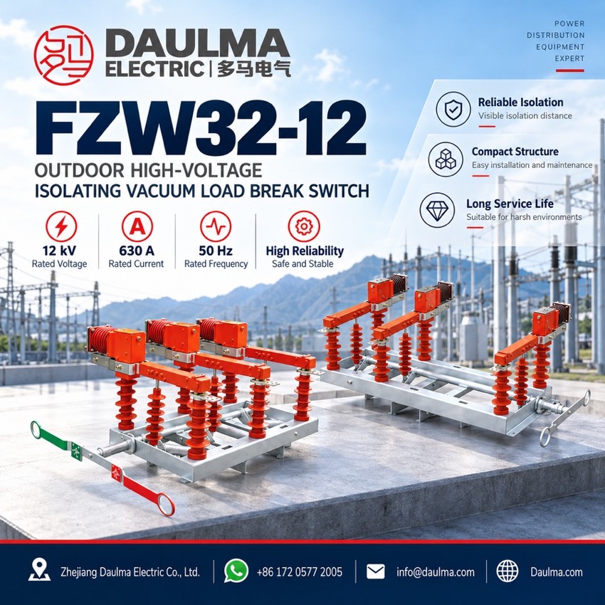 FZW32-12 Outdoor High-Voltage Vacuum Load Break Switch - poster_display