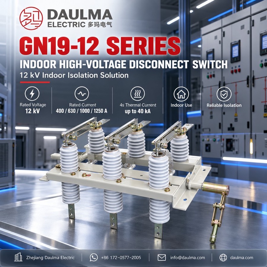 GN19-12CM seccionador de alta tensión de interior tipo pasamuros - poster_display